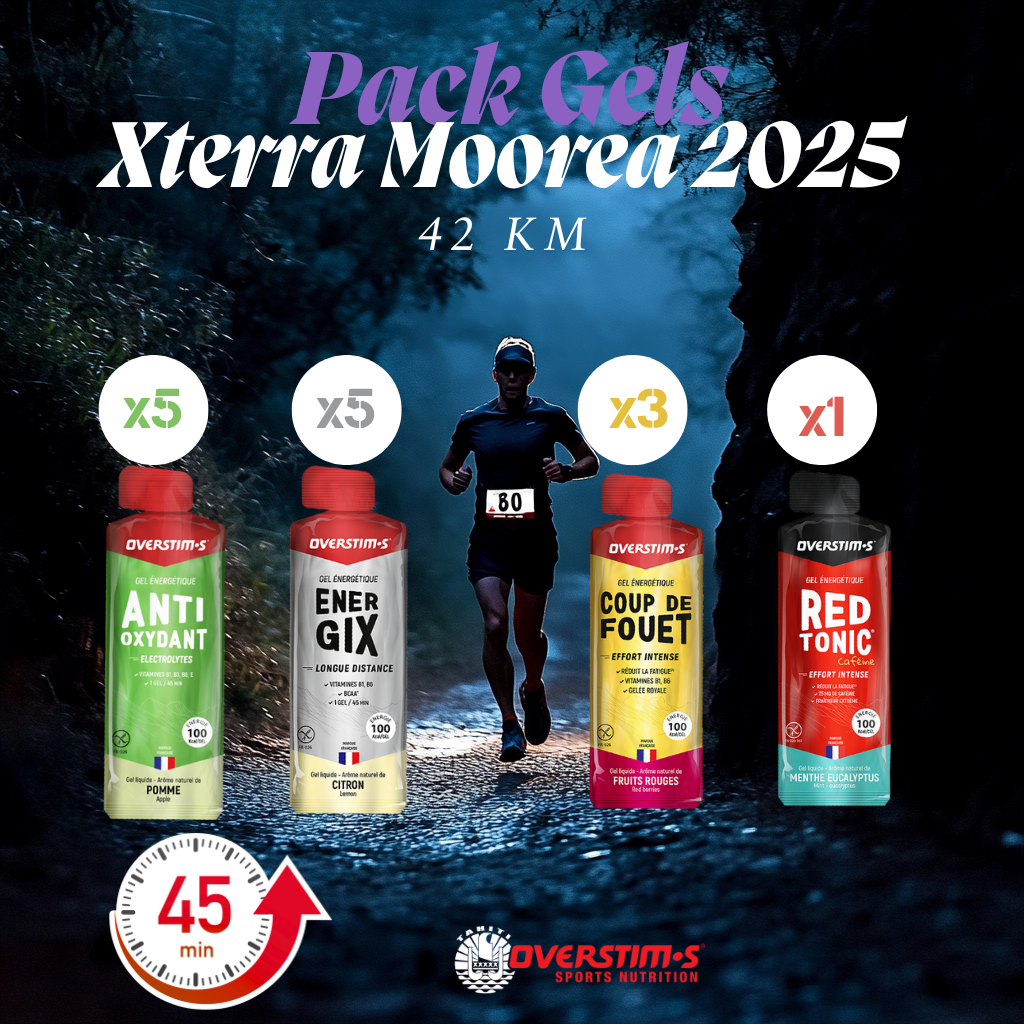 Pack gels Xterra Moorea 2025 42 km